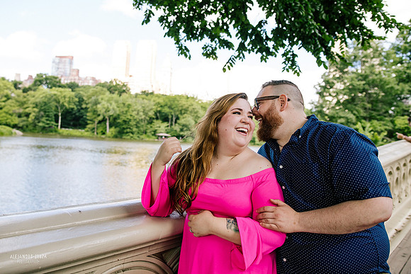 new york engagement session