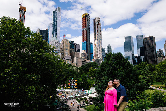 new york engagement session