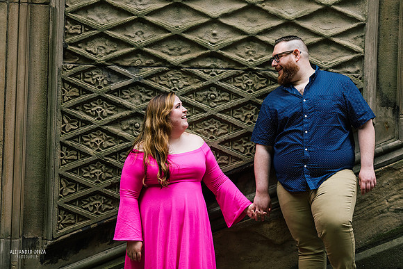 new york engagement session