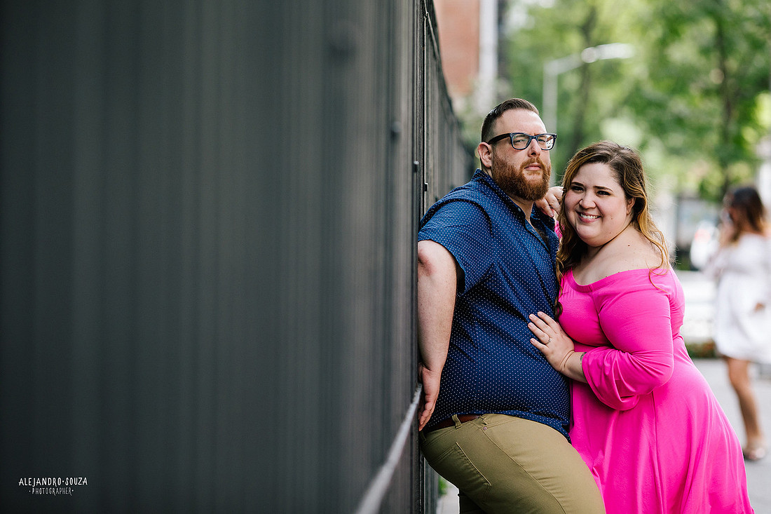 new york engagement session