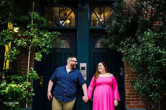 new york engagement session