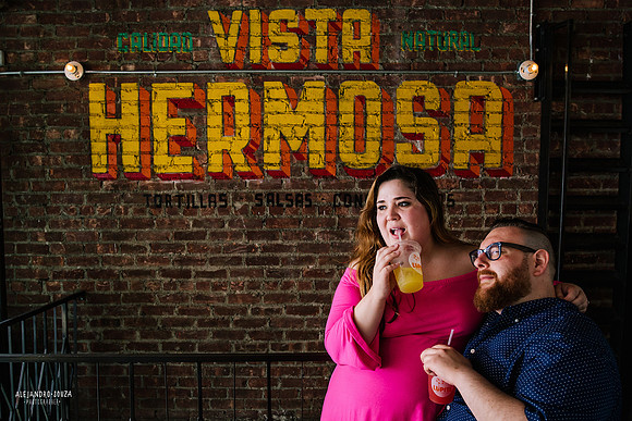 new york engagement session