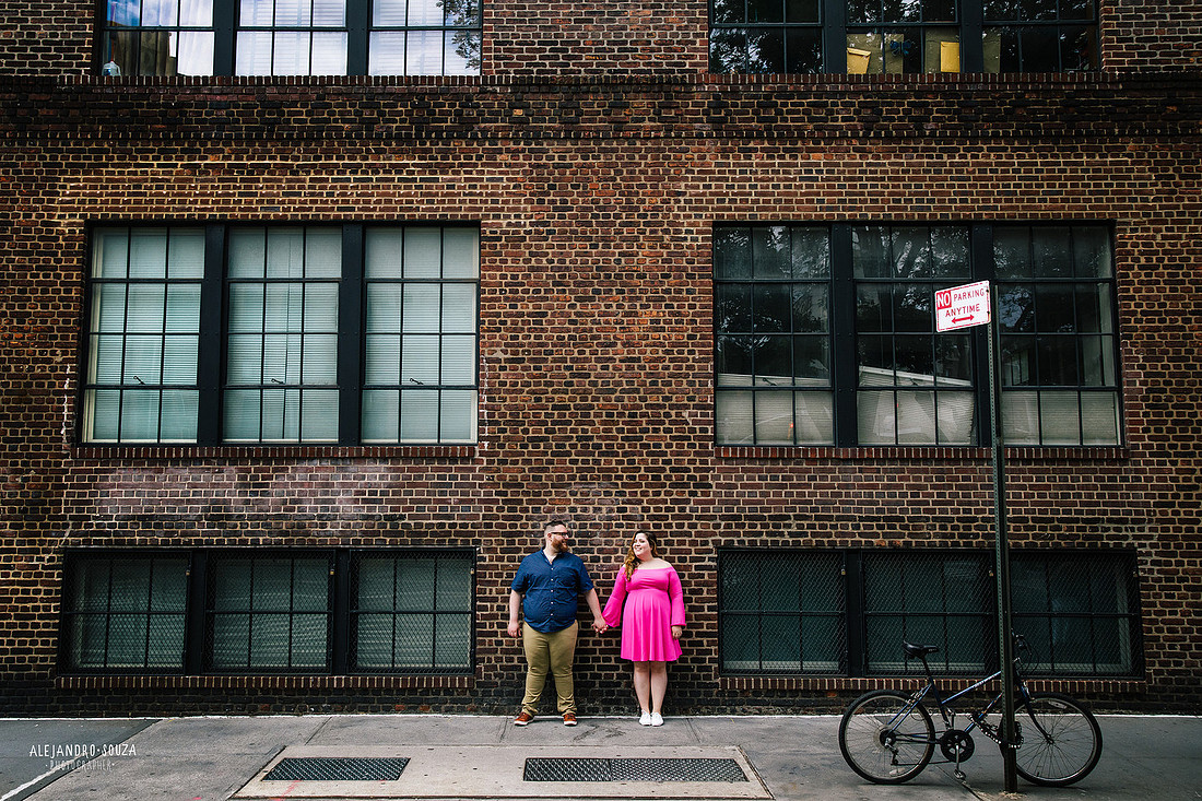 new york engagement session