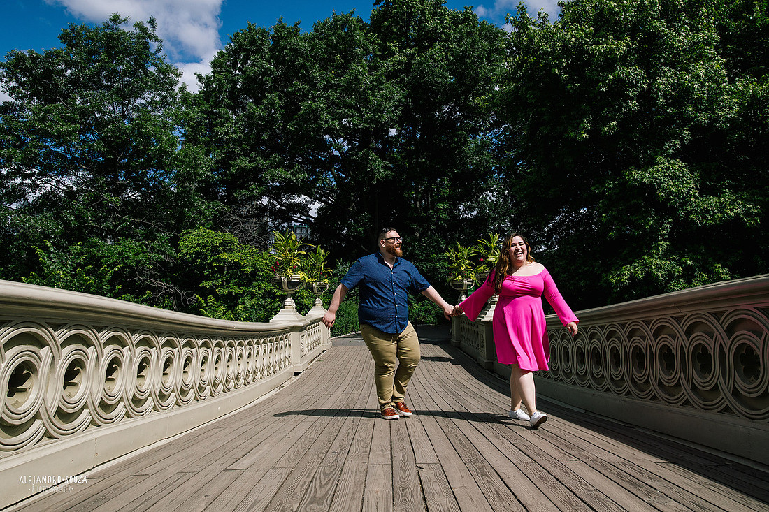 new york engagement session