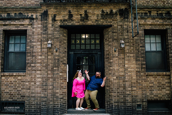new york engagement session