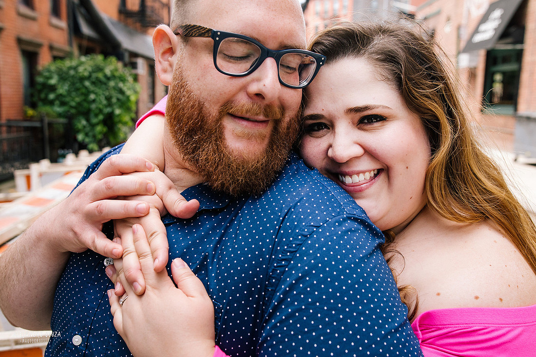 new york engagement session