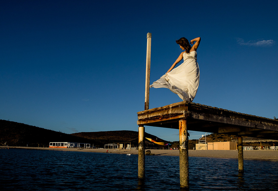 trash the dress la paz