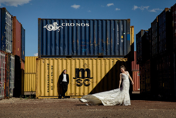 trash the dress en contenedores