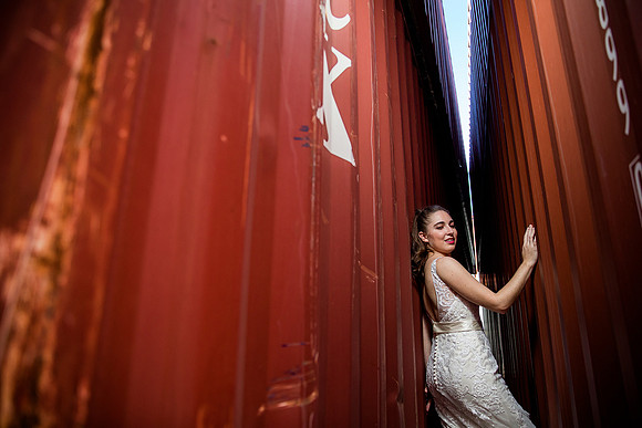 trash the dress en contenedores