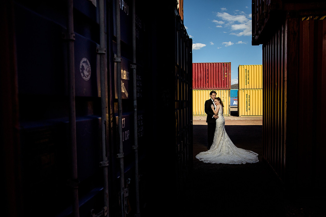 trash the dress en contenedores