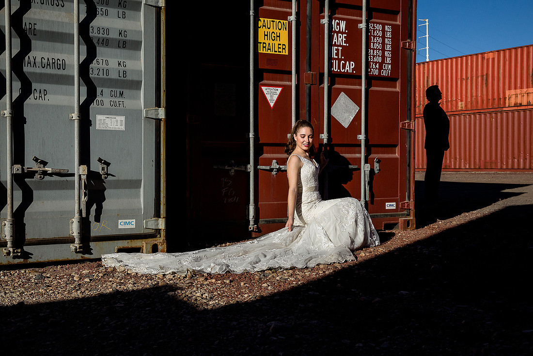 trash the dress en contenedores