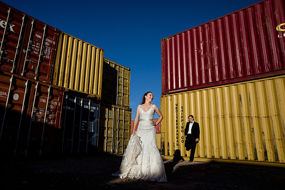 trash the dress en contenedores
