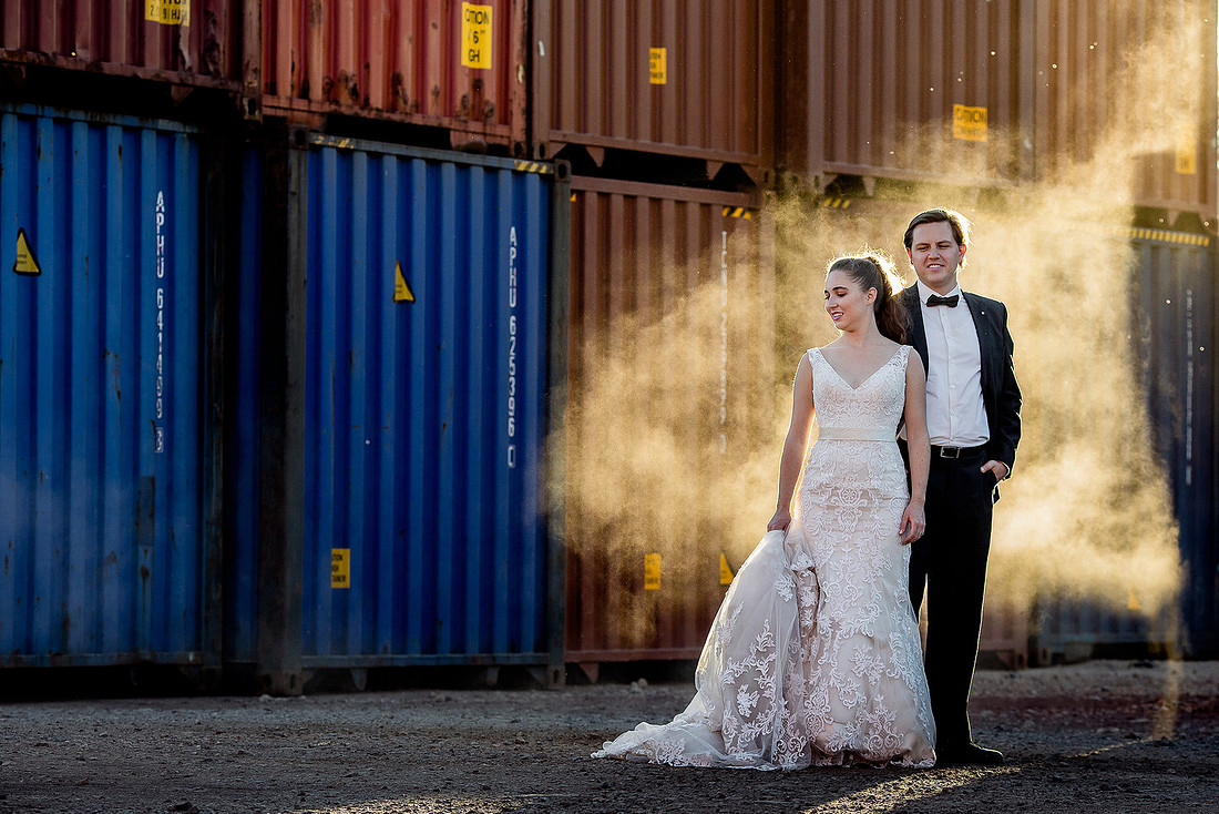 trash the dress en contenedores