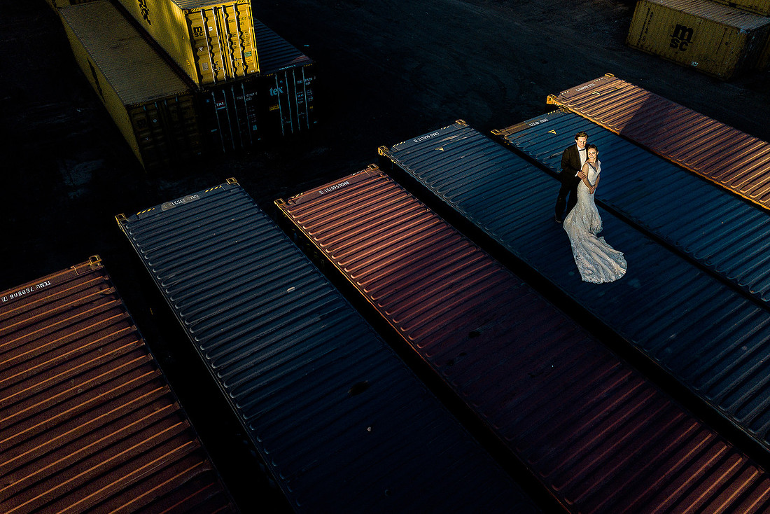 trash the dress en contenedores
