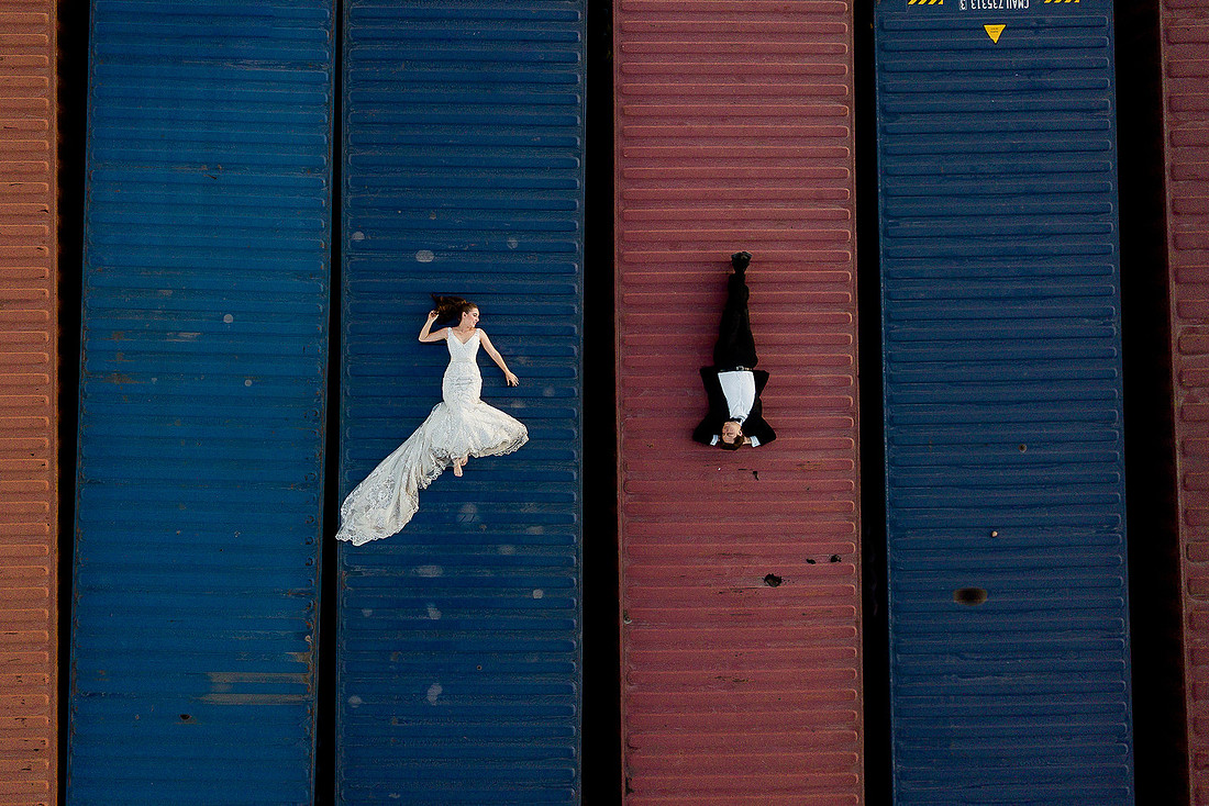 trash the dress en contenedores